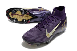 Image of Air Zoom Mercurial Superfly 10 SG Mbappé Personal Edition - Violet/Blanc