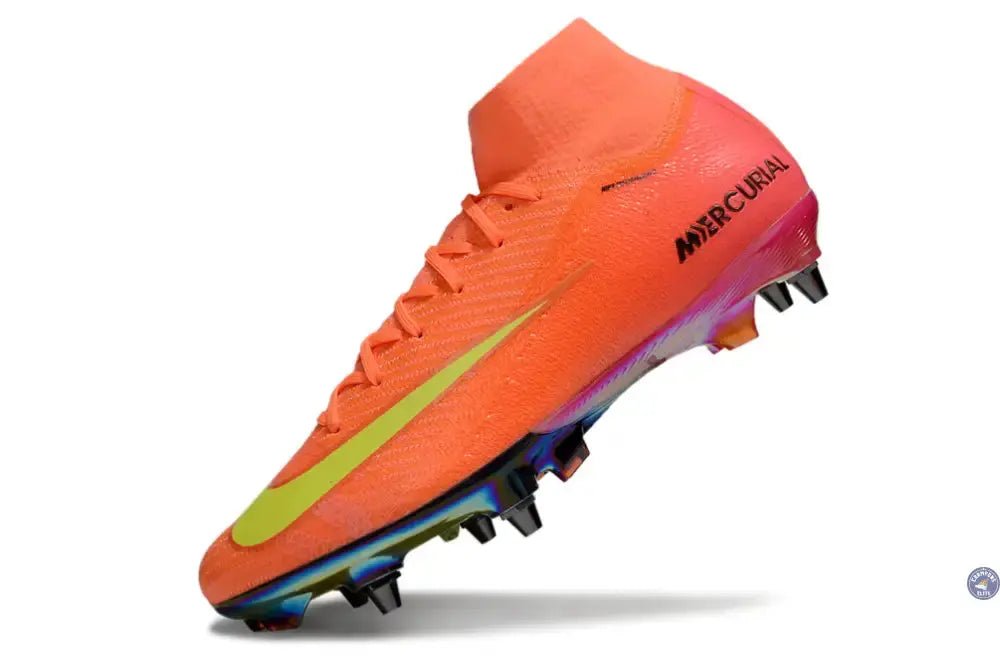 Image of Air Zoom Mercurial Superfly 10 SG - Orange/Jaune/Rose