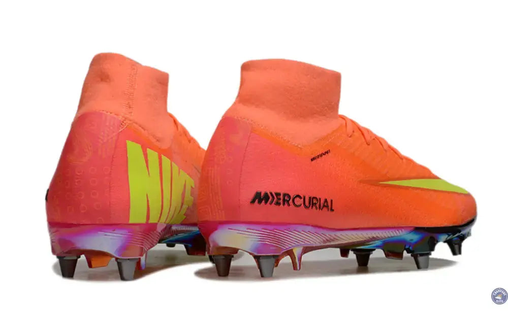 Image of Air Zoom Mercurial Superfly 10 SG - Orange/Jaune/Rose