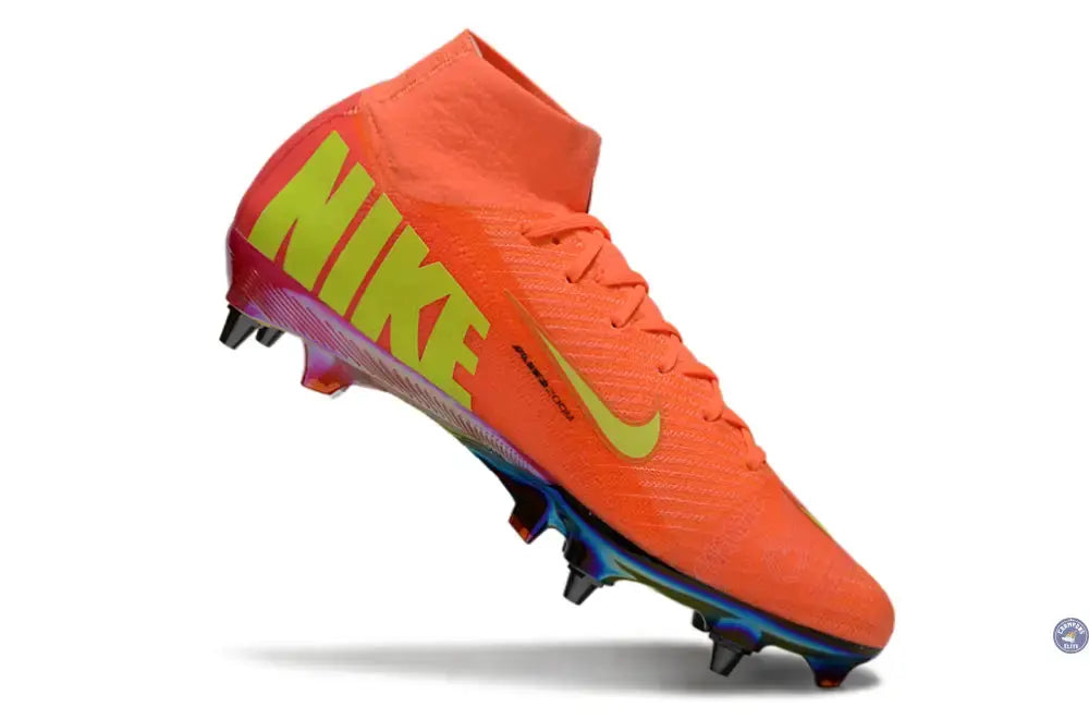 Image of Air Zoom Mercurial Superfly 10 SG - Orange/Jaune/Rose