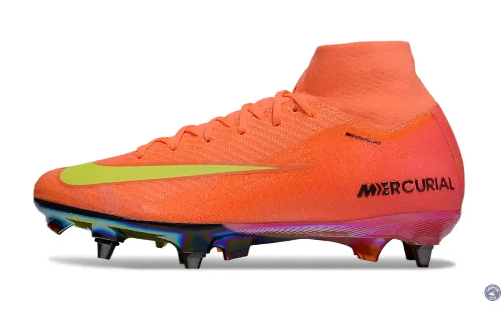 Image of Air Zoom Mercurial Superfly 10 SG - Orange/Jaune/Rose
