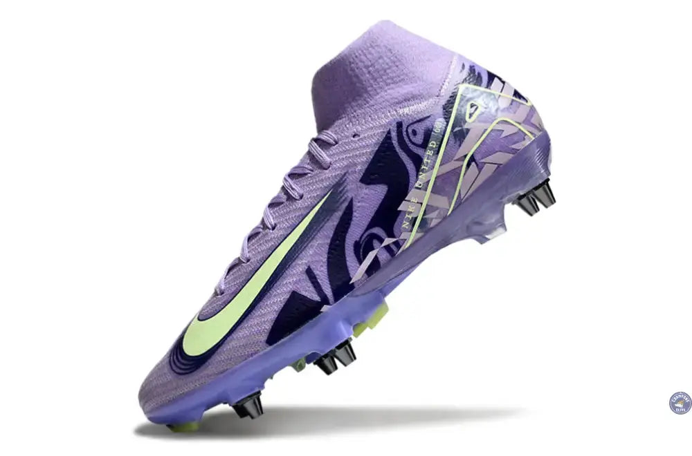 Image of Air Zoom Mercurial Superfly 10 SG United - Purple Agate/Jaune Fluo