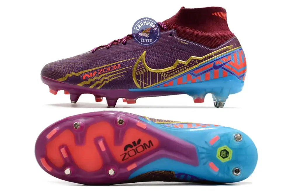 Air Zoom Mercurial Superfly 9 Academy Anticlog SG Mbappé Personal Edition - Bordeaux/Doré