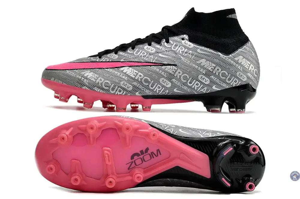 Image of Air Zoom Mercurial Superfly 9 AG 25 - Argenté/Rose/Noir