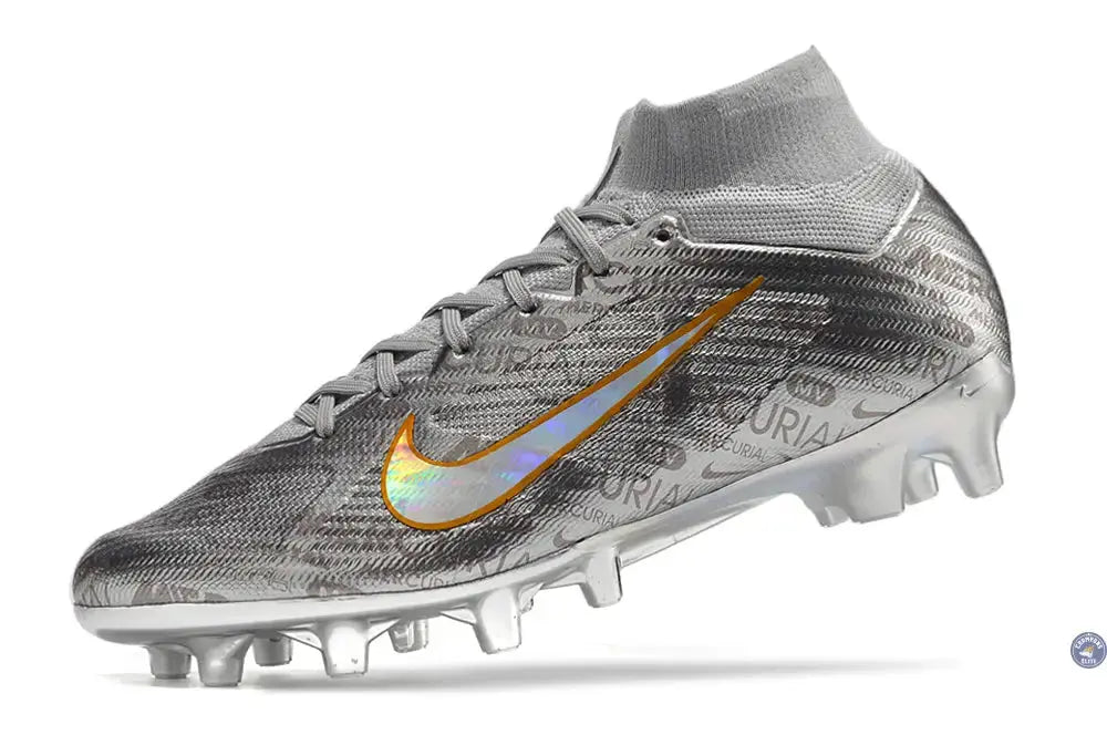 Air Zoom Mercurial Superfly 9 AG - Argenté/Gris/Doré