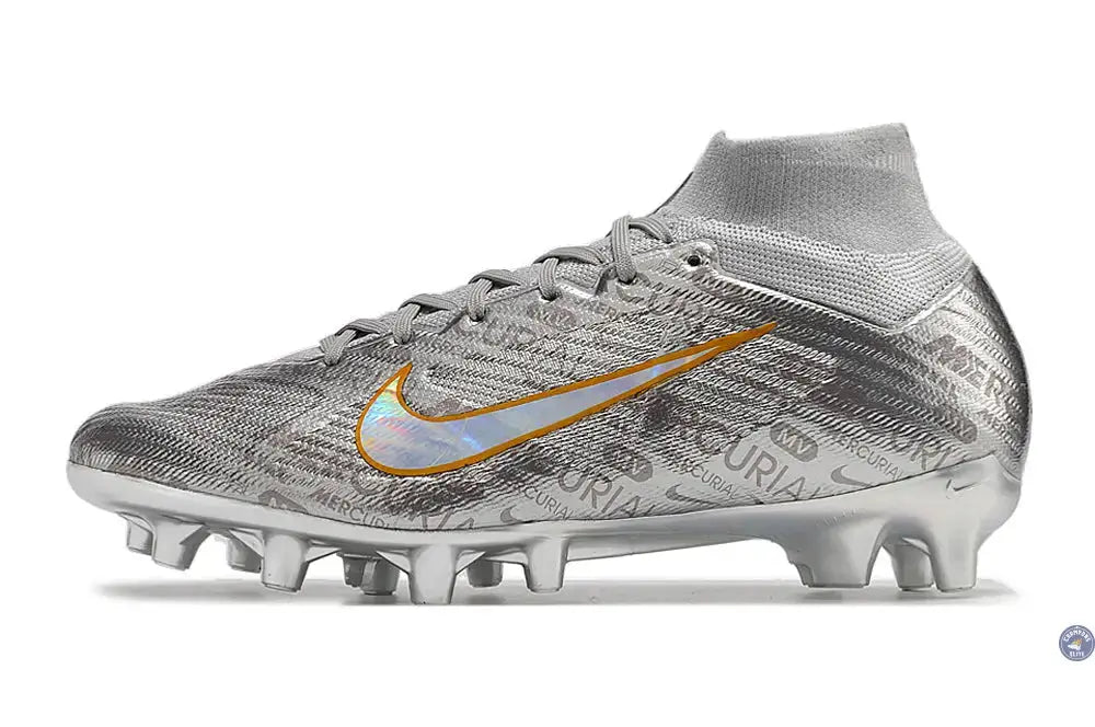 Image of Air Zoom Mercurial Superfly 9 AG - Argenté/Gris/Doré