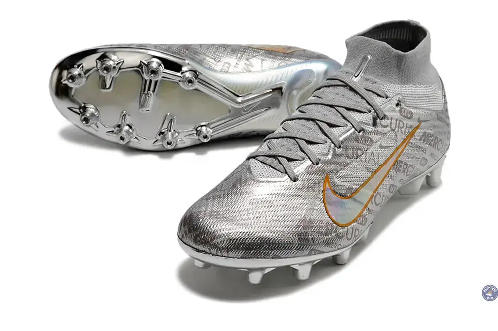 Image of Air Zoom Mercurial Superfly 9 AG - Argenté/Gris/Doré