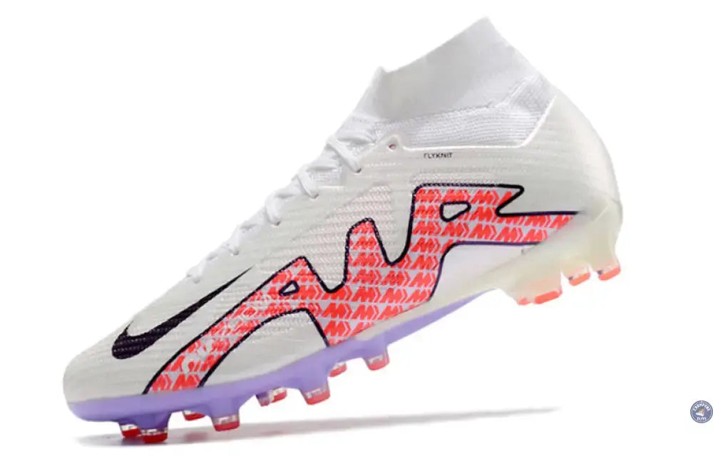 Air Zoom Mercurial Superfly 9 AG - Blanc/Rouge/Blanc ÉDITION LIMITÉE