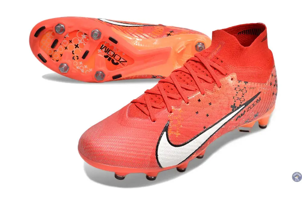 Image of Air Zoom Mercurial Superfly 9 AG Dream Speed 7 - Rouge Cramoisi/Blanc/Bright Mandarin