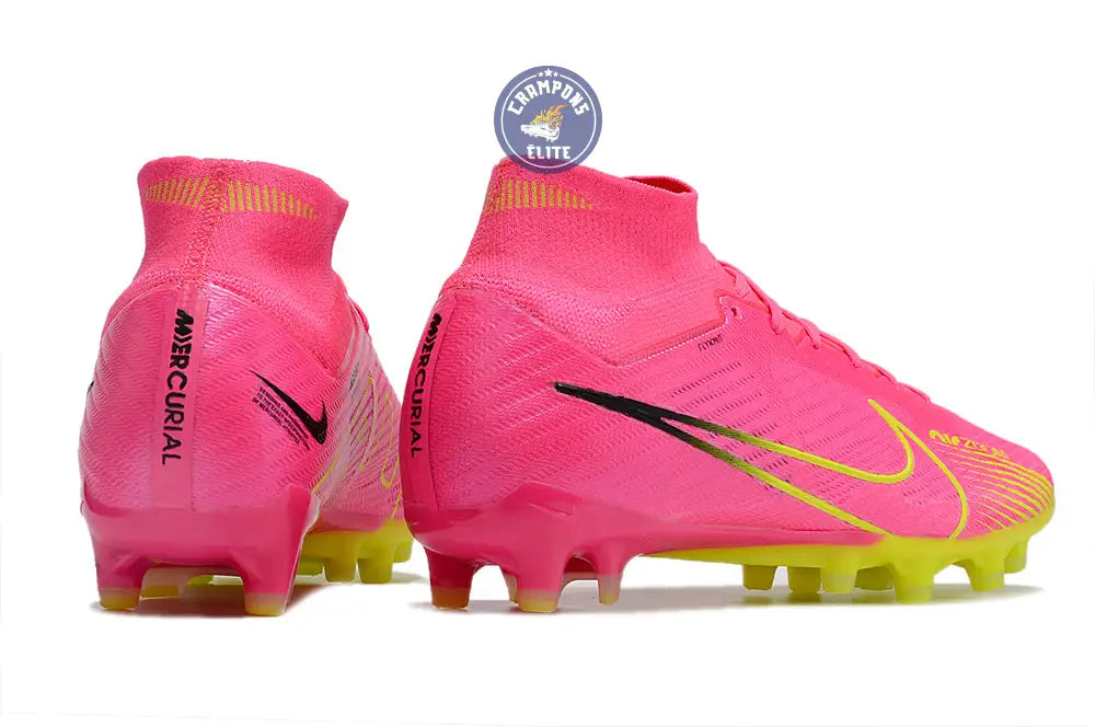 Image of Air Zoom Mercurial Superfly 9 AG Luminous - Rose/Jaune Fluo/Gris
