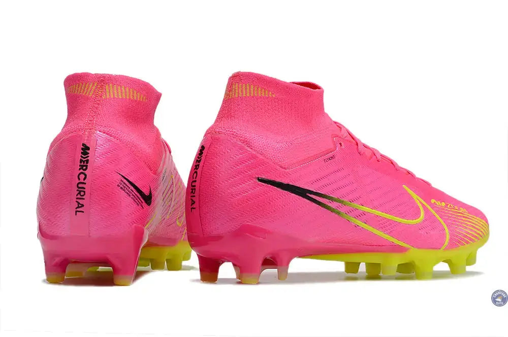 Air Zoom Mercurial Superfly 9 AG Luminous - Rose/Jaune Fluo/Gris