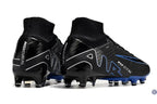 Air Zoom Mercurial Superfly 9 AG Shadow - Noir/Chrome/Bleu