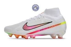 Image of Air Zoom Mercurial Superfly 9 AG x Marcus Rashford - Blanc/Rose/Jaune/Orange