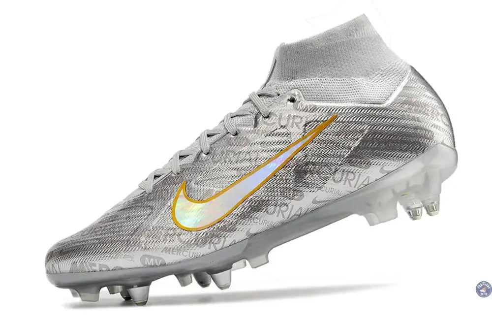 Image of Air Zoom Mercurial Superfly 9 Anticlog 25 - Argenté/Gris/Doré