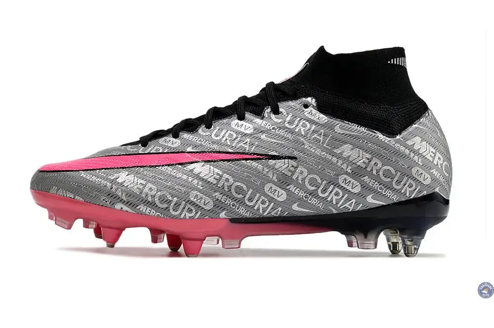 Image of Air Zoom Mercurial Superfly 9 Anticlog 25 - Argenté/Rose/Noir