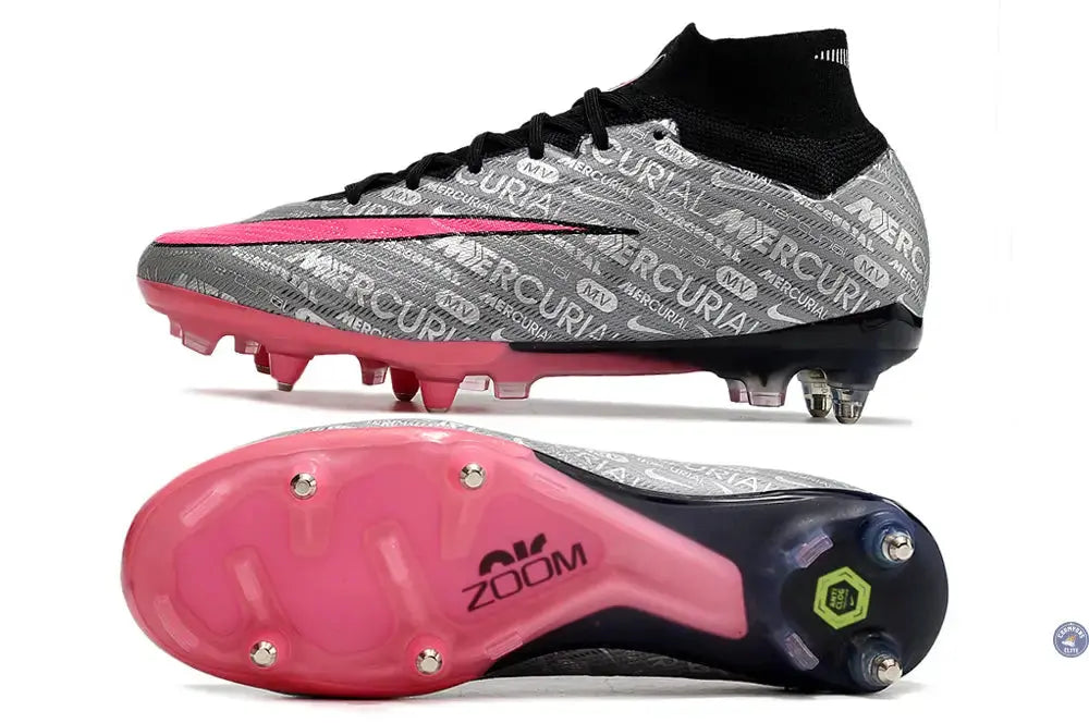 Image of Air Zoom Mercurial Superfly 9 Anticlog 25 - Argenté/Rose/Noir