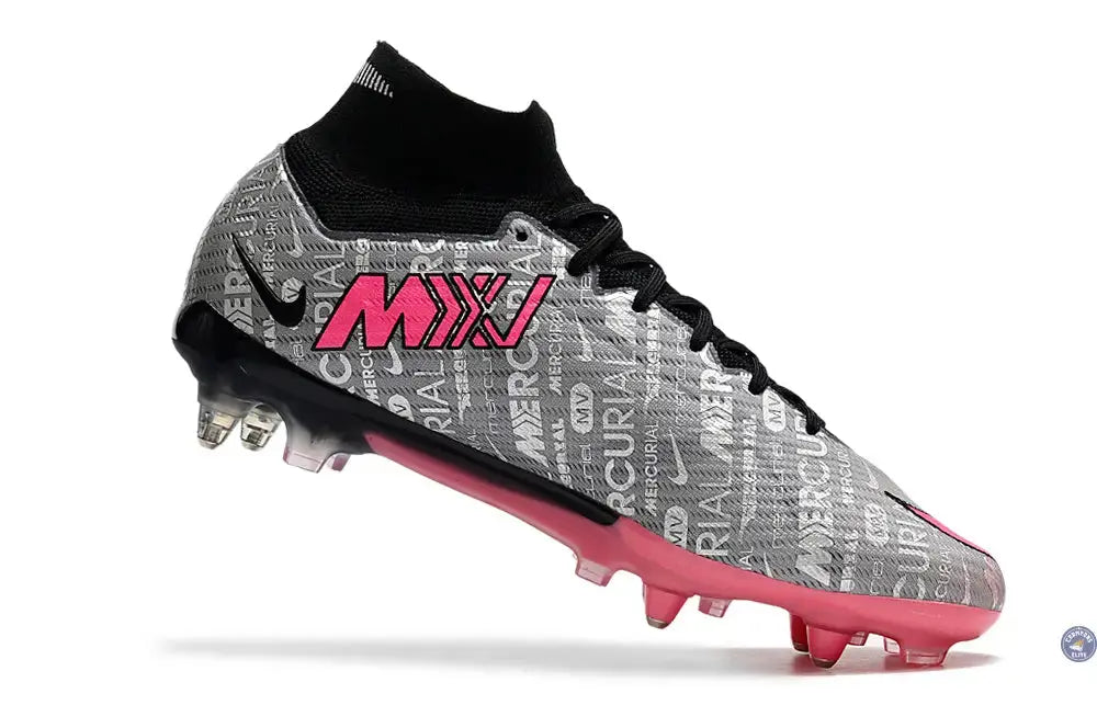 Image of Air Zoom Mercurial Superfly 9 Anticlog 25 - Argenté/Rose/Noir