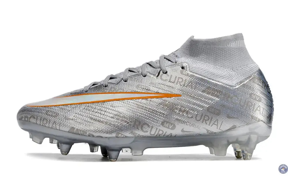 Image of Air Zoom Mercurial Superfly 9 Anticlog SG - Argenté/Gris/Doré/Blanc