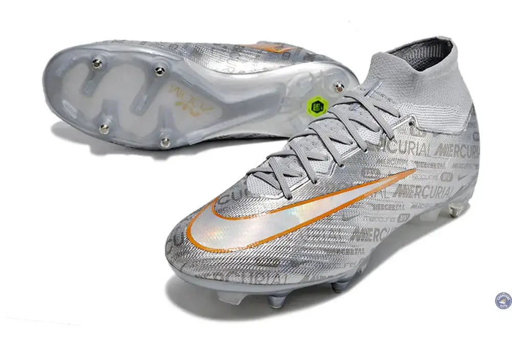 Air Zoom Mercurial Superfly 9 Anticlog SG - Argenté/Gris/Doré/Blanc