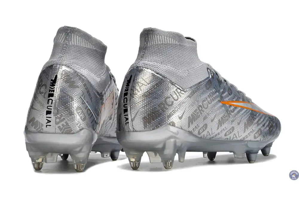 Air Zoom Mercurial Superfly 9 Anticlog SG - Argenté/Gris/Doré/Blanc