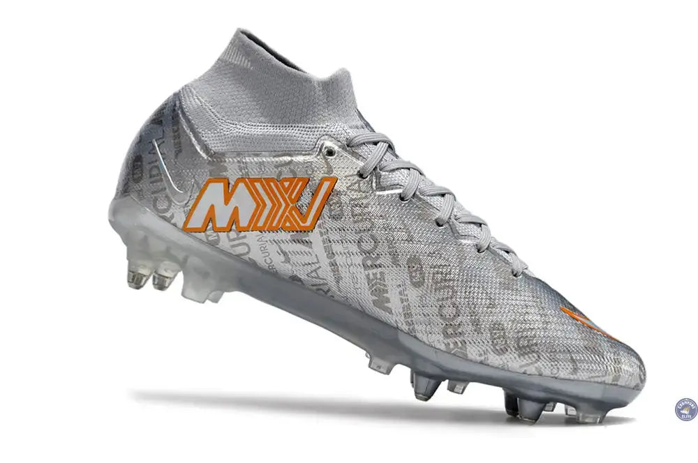 Image of Air Zoom Mercurial Superfly 9 Anticlog SG - Argenté/Gris/Doré/Blanc
