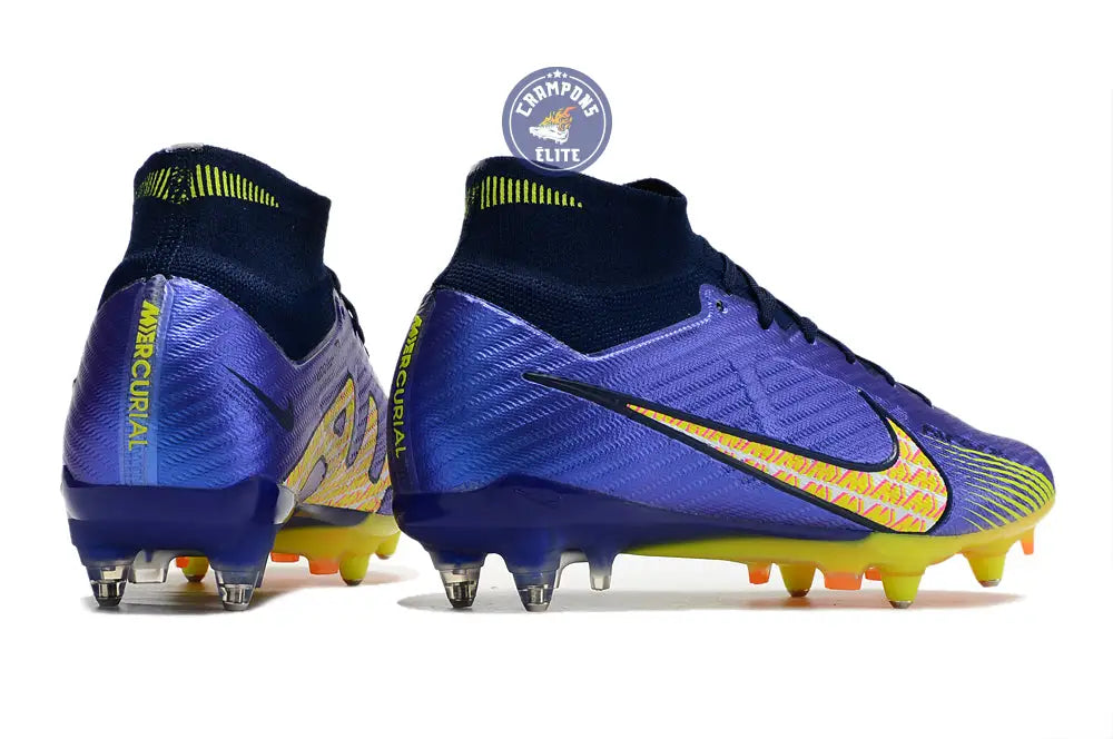 Image of Air Zoom Mercurial Superfly 9 Anticlog SG - Bleu Marine/Bleu/Jaune/Orange