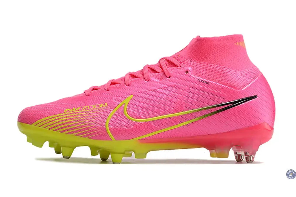 Image of Air Zoom Mercurial Superfly 9 Anticlog SG Luminous - Rose/Jaune Fluo/Gris