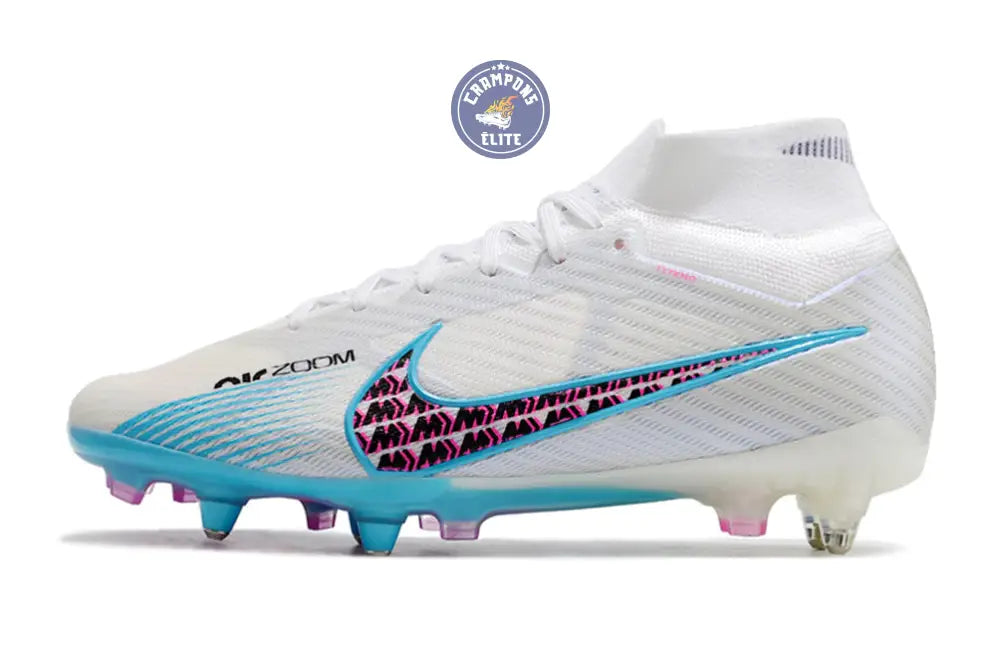Image of Air Zoom Mercurial Superfly 9 Anticlog SG-PRO Blast - Blanc/Bleu/Rose/Violet