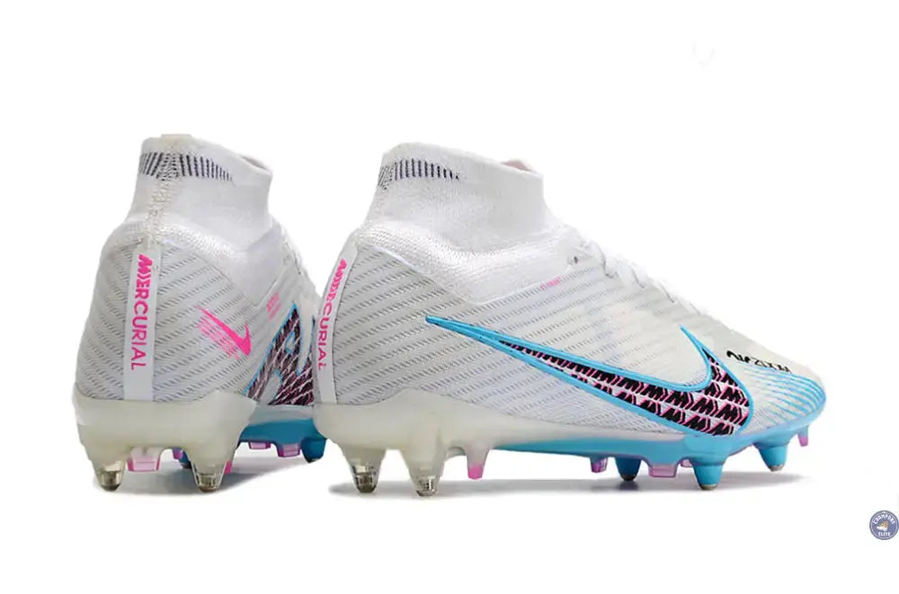 Air Zoom Mercurial Superfly 9 Anticlog SG-PRO Blast - Blanc/Bleu/Rose/Violet