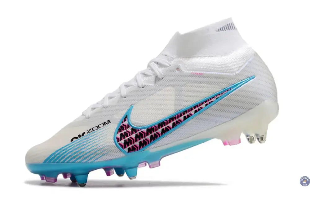 Air Zoom Mercurial Superfly 9 Anticlog SG-PRO Blast - Blanc/Bleu/Rose/Violet