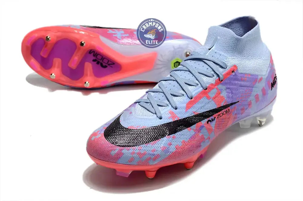 Image of Air Zoom Mercurial Superfly 9 Anticlog SG-PRO Dream Speed 6 - Bleu/Noir/Rose