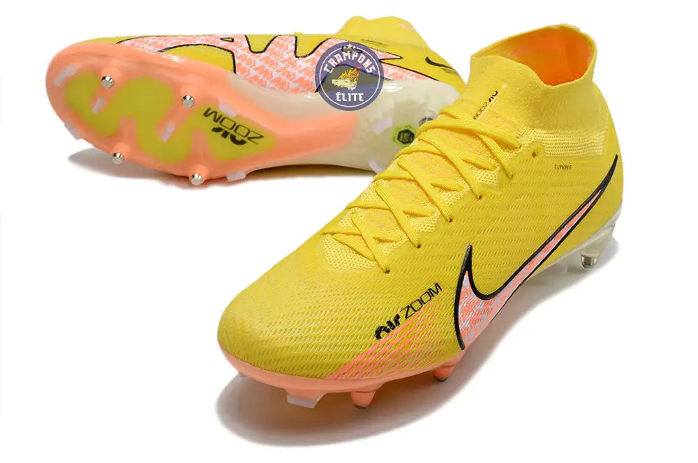 Image of Air Zoom Mercurial Superfly 9 Anticlog SG-PRO Lucent - Jaune/Crépuscule/Doll