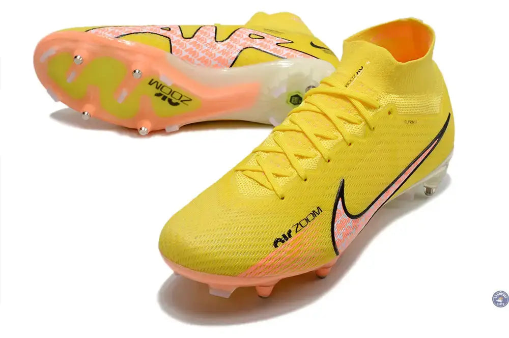 Image of Air Zoom Mercurial Superfly 9 Anticlog SG-PRO Lucent - Jaune/Crépuscule/Doll
