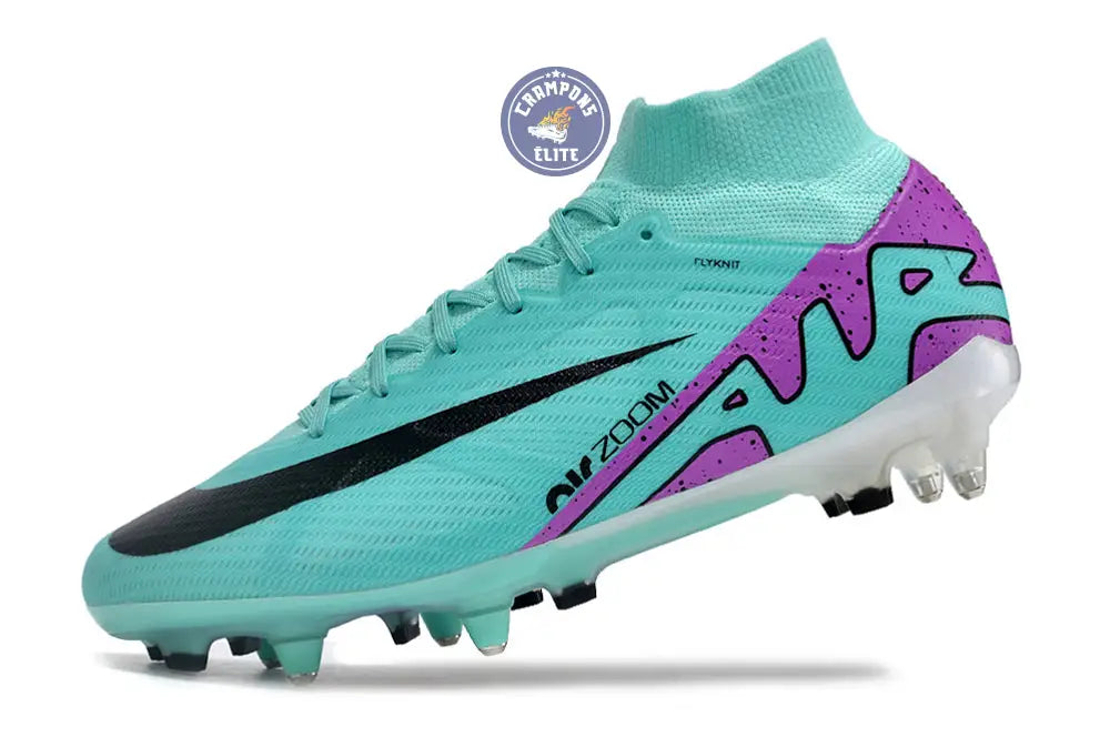 Image of Air Zoom Mercurial Superfly 9 Anticlog SG-PRO Peak Ready - Turquoise/Rose/Noir/Blanc