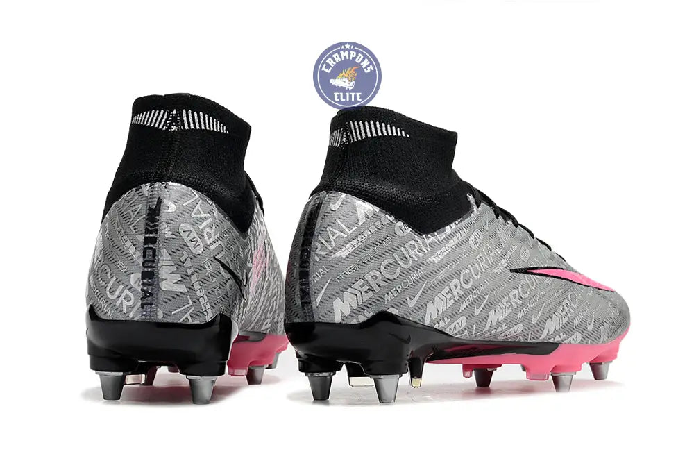Image of Air Zoom Mercurial Superfly 9 SG 25 - Argenté/Rose/Noir