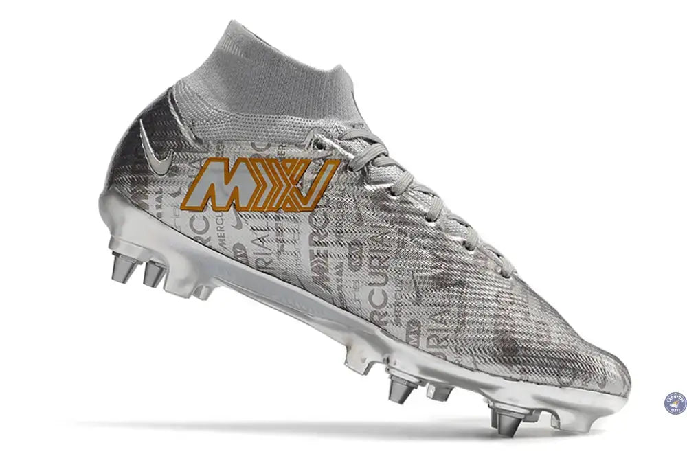 Image of Air Zoom Mercurial Superfly 9 SG - Argenté/Gris/Doré