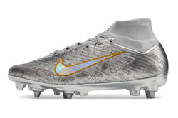 Image of Air Zoom Mercurial Superfly 9 SG - Argenté/Gris/Doré