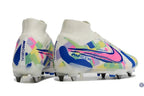 Air Zoom Mercurial Superfly 9 SG - Blanc/Vert/Bleu/Jaune/Rose
