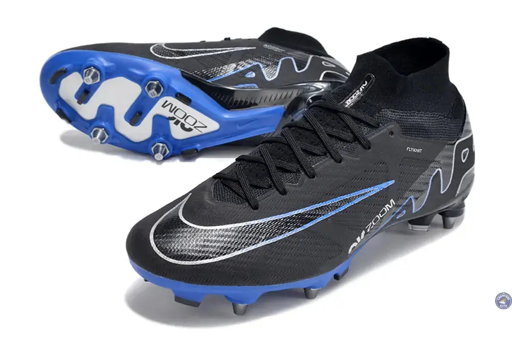 Image of Air Zoom Mercurial Superfly 9 SG-PRO Shadow - Noir/Chrome/Bleu