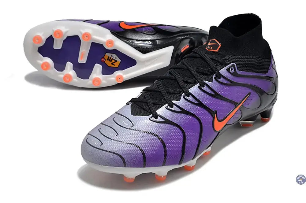 Image of Air Zoom Mercurial Superfly 9 X Air Max Plus AG - Voltage Purple/Orange ÉDITION LIMITÉE
