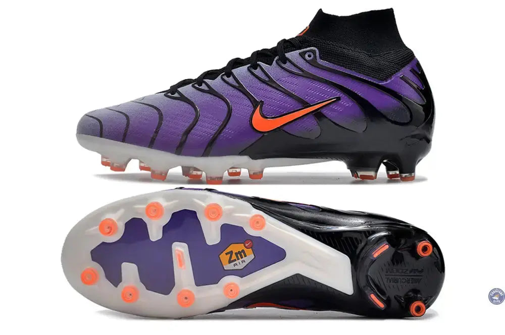 Image of Air Zoom Mercurial Superfly 9 X Air Max Plus AG - Voltage Purple/Orange ÉDITION LIMITÉE