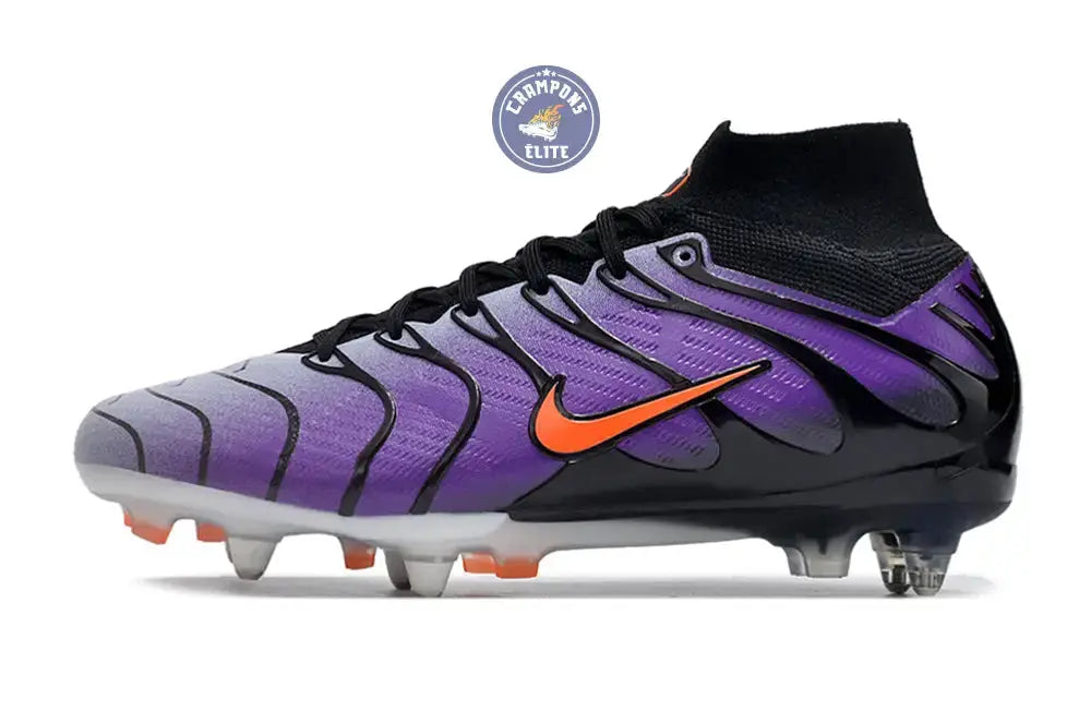 Image of Air Zoom Mercurial Superfly 9 X Air Max Plus Anticlog SG - Voltage Purple/Orange ÉDITION LIMITÉE