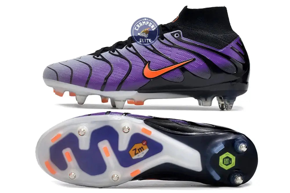 Image of Air Zoom Mercurial Superfly 9 X Air Max Plus Anticlog SG - Voltage Purple/Orange ÉDITION LIMITÉE