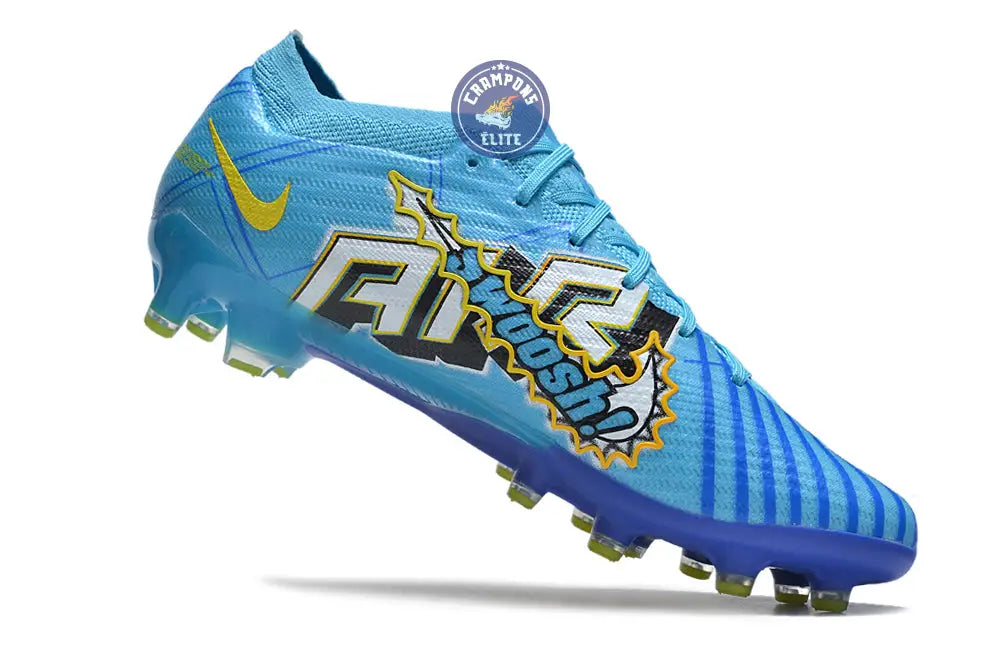 Image of Air Zoom Mercurial Vapor 15 Academy AG Mbappé Personal Edition - Bleu/Blanc