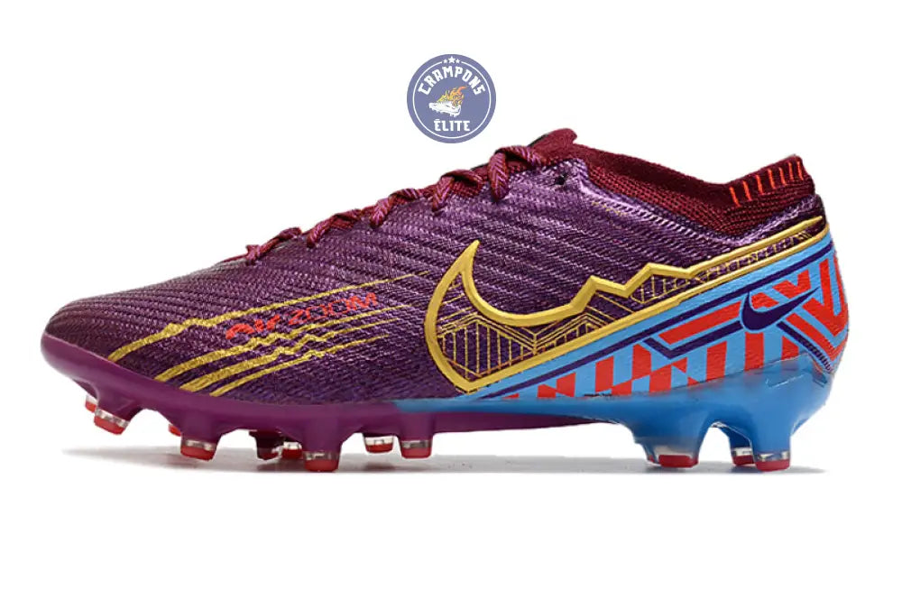 Image of Air Zoom Mercurial Vapor 15 AG Mbappé Personal Edition - Bordeaux/Doré