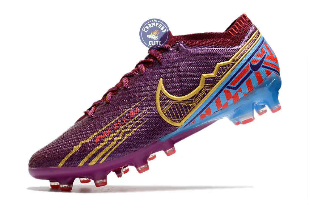 Image of Air Zoom Mercurial Vapor 15 AG Mbappé Personal Edition - Bordeaux/Doré