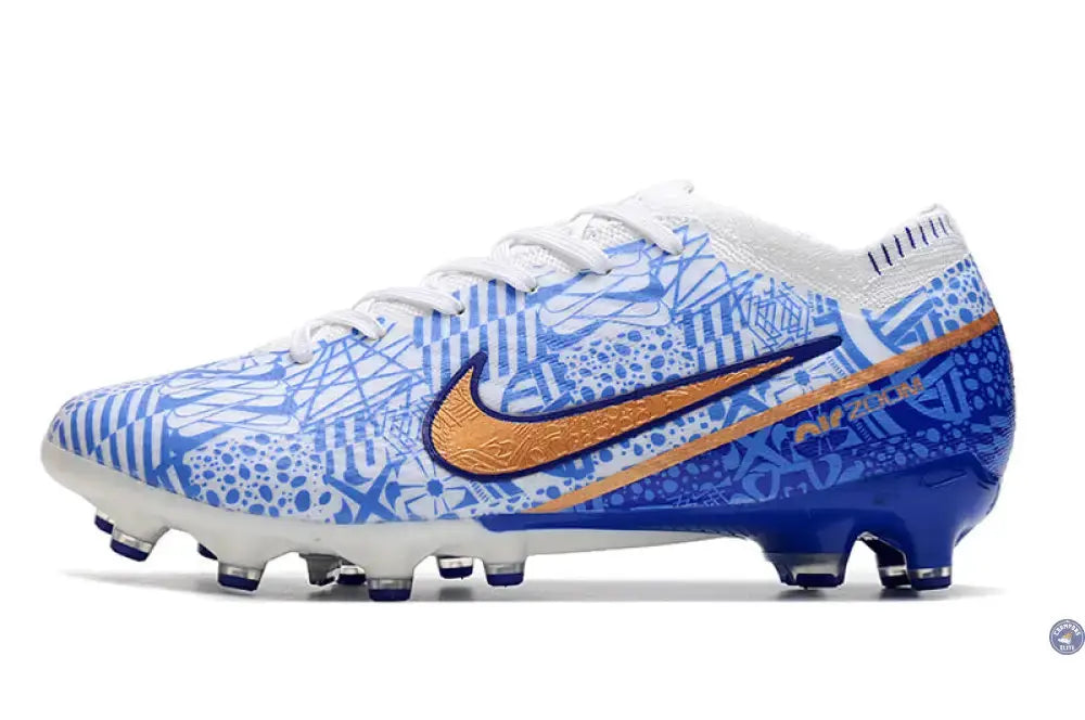 Air Zoom Mercurial Vapor 15 AG-PRO CR7 Personal Edition - Blanc/Cuivré/Bleu