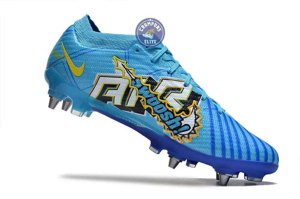 Image of Air Zoom Mercurial Vapor 15 Anticlog SG Mbappé Personal Edition - Bleu/Blanc