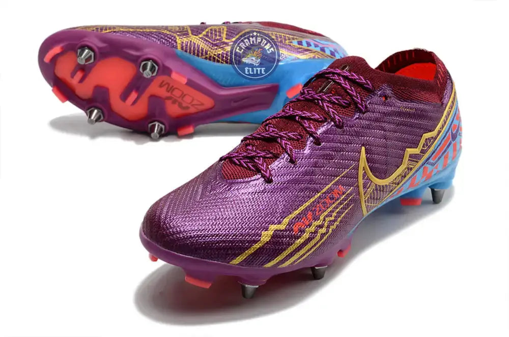 Image of Air Zoom Mercurial Vapor 15 Anticlog SG Mbappé Personal Edition - Bordeaux/Doré