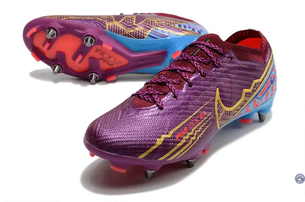 Image of Air Zoom Mercurial Vapor 15 Anticlog SG Mbappé Personal Edition - Bordeaux/Doré